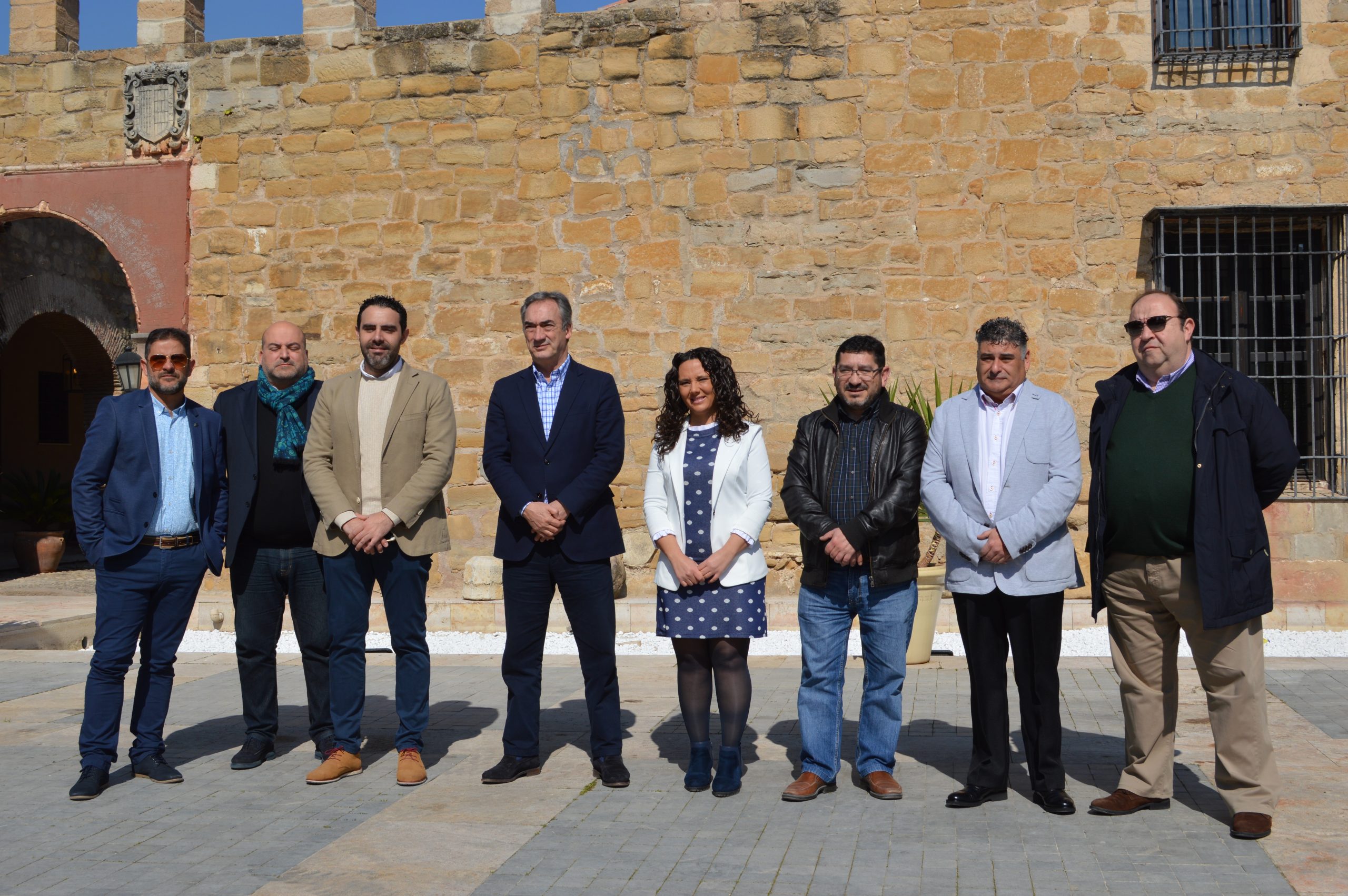 Visita de Javier Lozano, presidente de la LNFS a Mengíbar